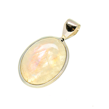 Rainbow Moonstone Pendants handcrafted by Ana Silver Co - PD751812