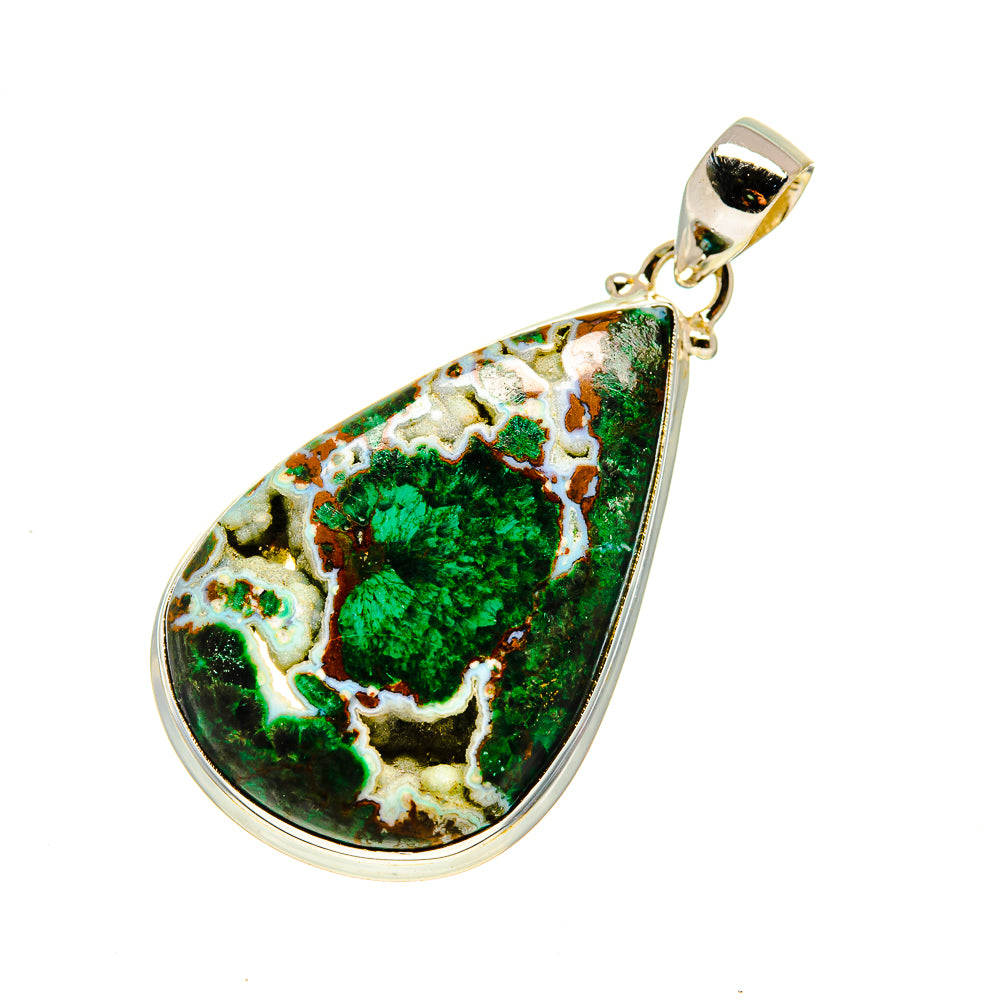 Chrysocolla Pendants handcrafted by Ana Silver Co - PD751923