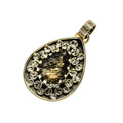 Tourmalinated Quartz Pendants handcrafted by Ana Silver Co - PD751954