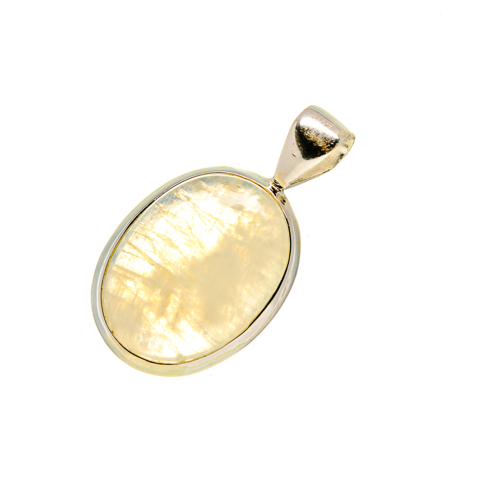 Rainbow Moonstone Pendants handcrafted by Ana Silver Co - PD752004