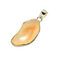 White Geode Slice Pendants handcrafted by Ana Silver Co - PD752029