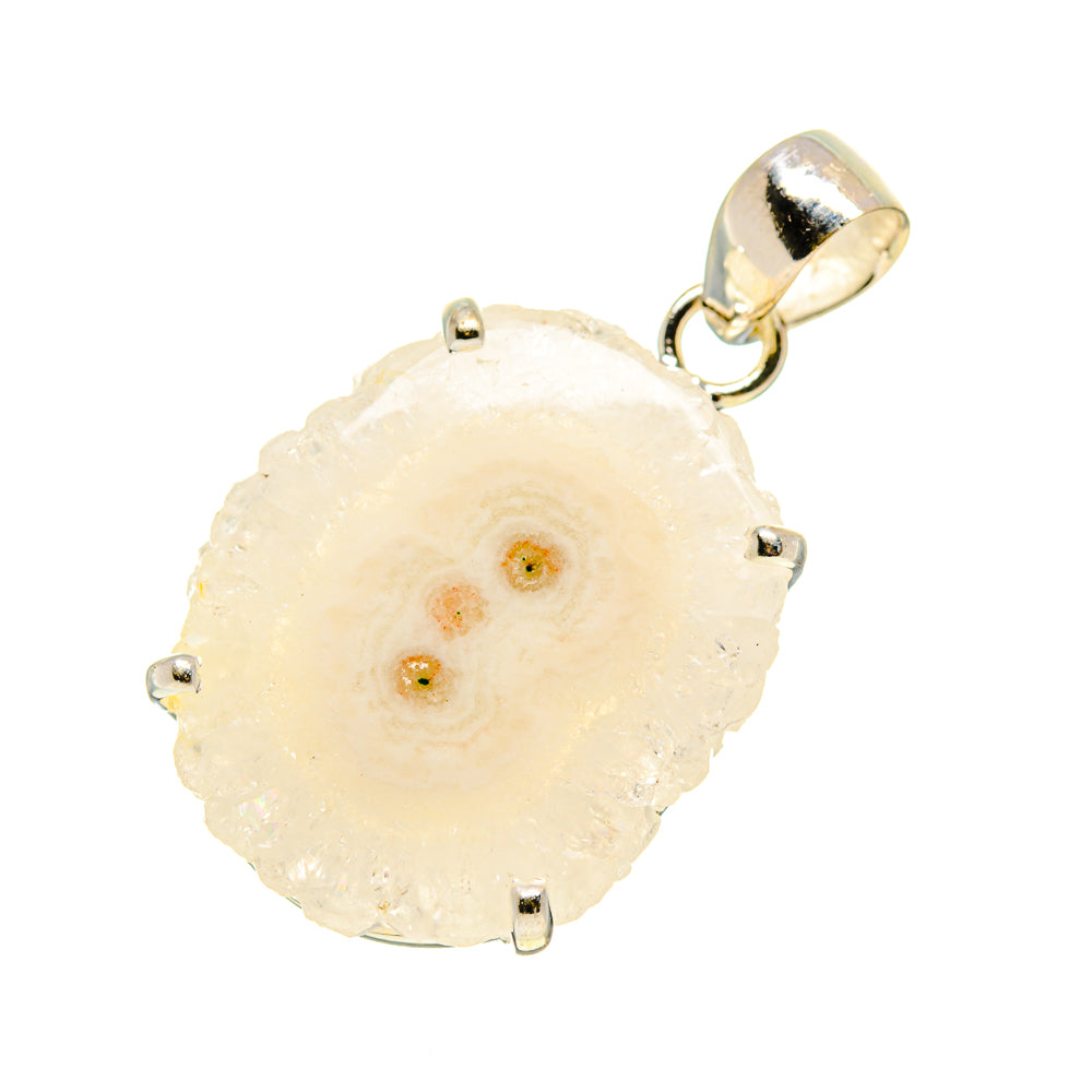 White Solar Quartz Pendants handcrafted by Ana Silver Co - PD752067