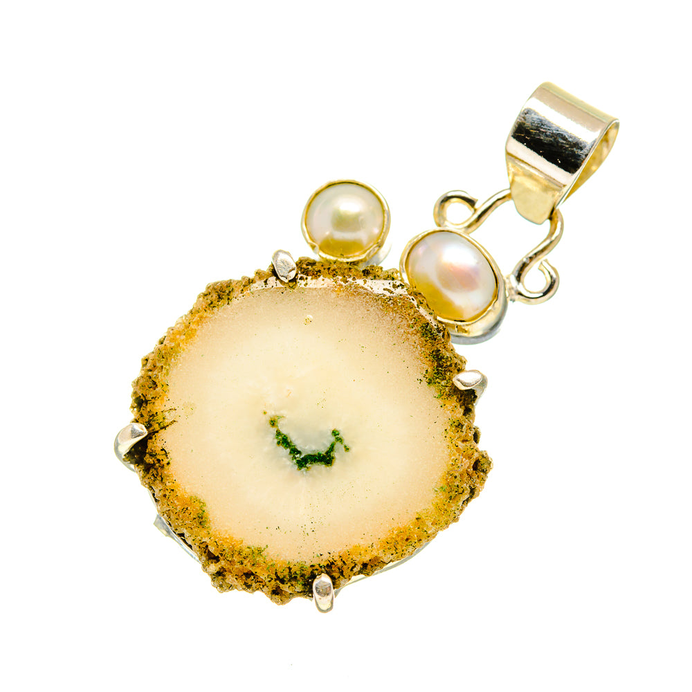 White Solar Quartz Pendants handcrafted by Ana Silver Co - PD752068