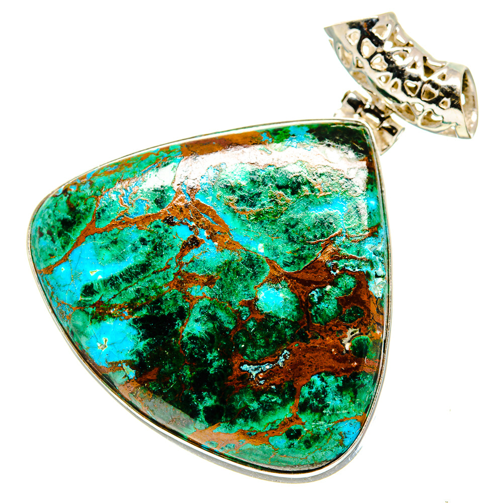 Chrysocolla Pendants handcrafted by Ana Silver Co - PD752131