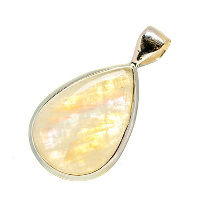 Rainbow Moonstone Pendants handcrafted by Ana Silver Co - PD752188