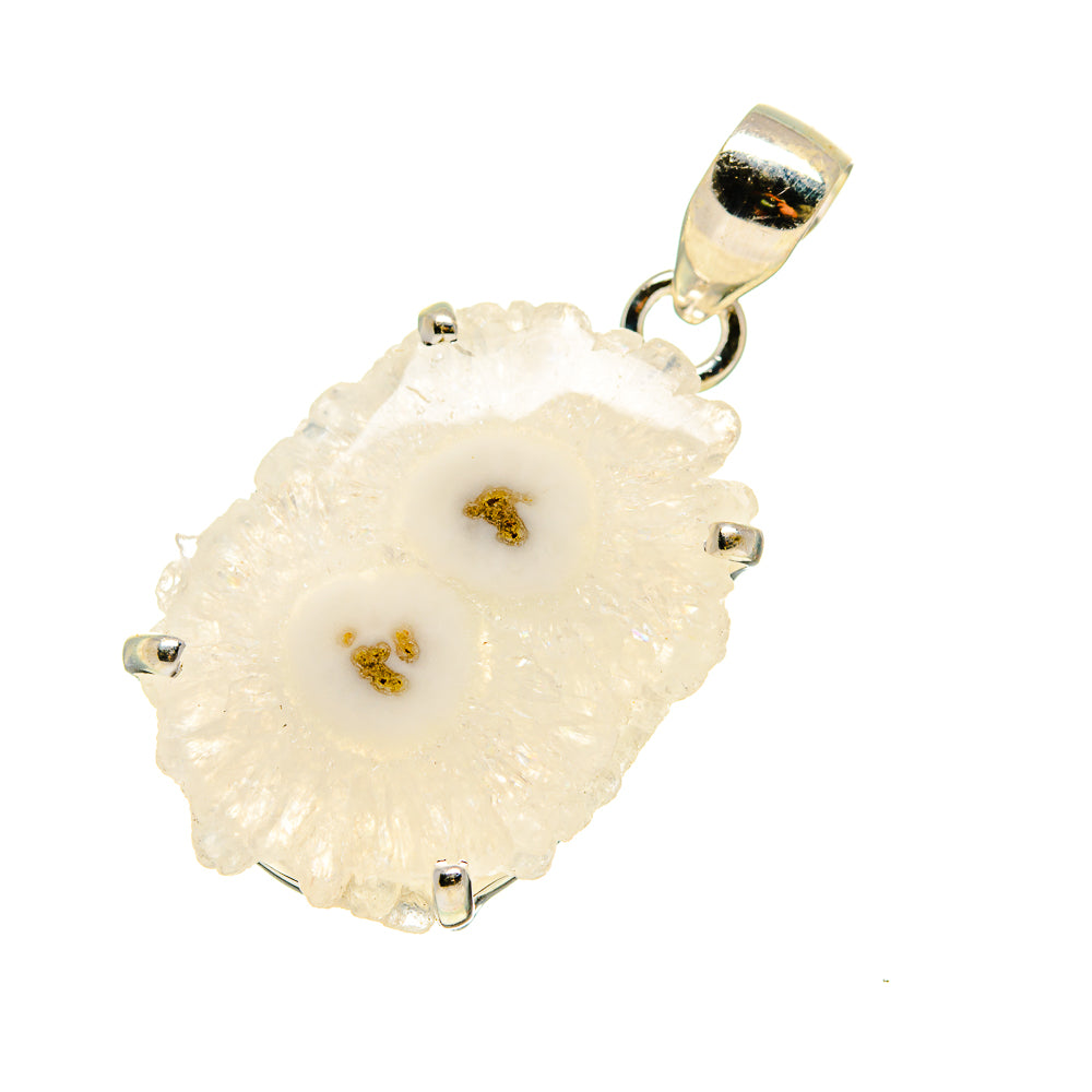 White Solar Quartz Pendants handcrafted by Ana Silver Co - PD752214