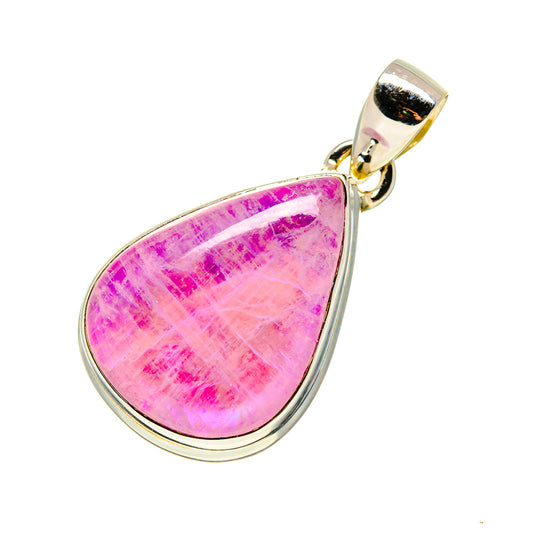 Pink Moonstone Pendants handcrafted by Ana Silver Co - PD752234