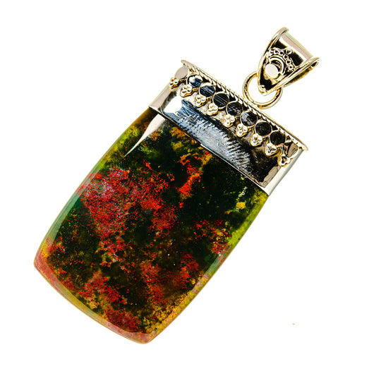 Bloodstone Pendants handcrafted by Ana Silver Co - PD752266