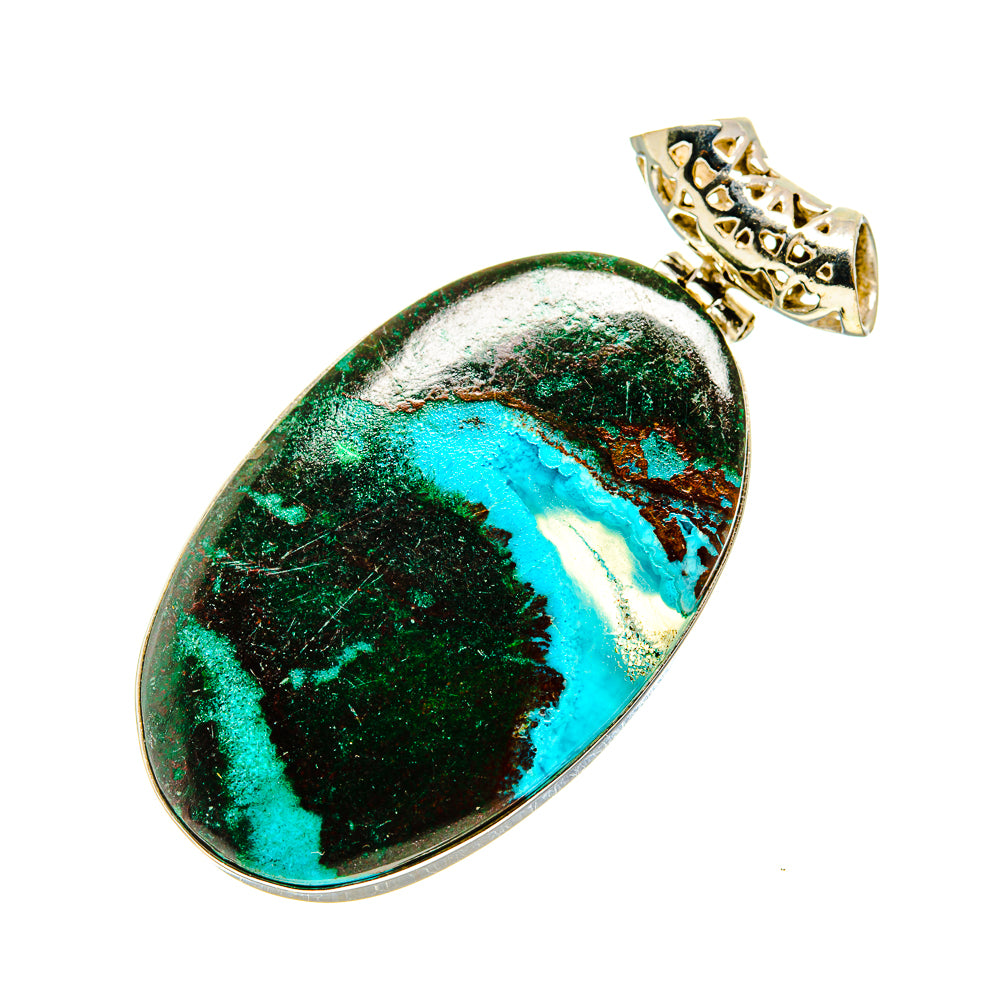 Chrysocolla Pendants handcrafted by Ana Silver Co - PD752273