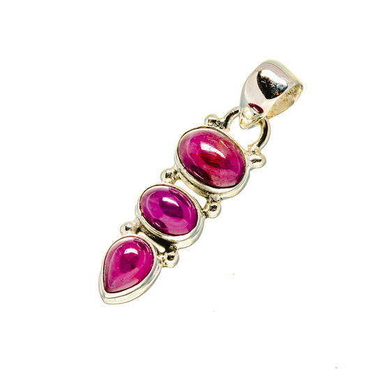 Ruby Pendants handcrafted by Ana Silver Co - PD752290