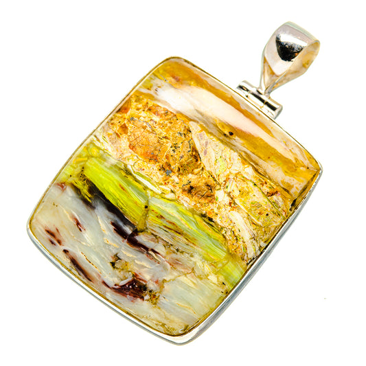 Peruvian Opal Pendants handcrafted by Ana Silver Co - PD752343