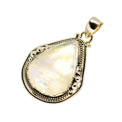 Rainbow Moonstone Pendants handcrafted by Ana Silver Co - PD752363