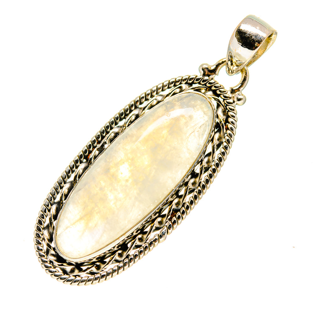 Rainbow Moonstone Pendants handcrafted by Ana Silver Co - PD752387