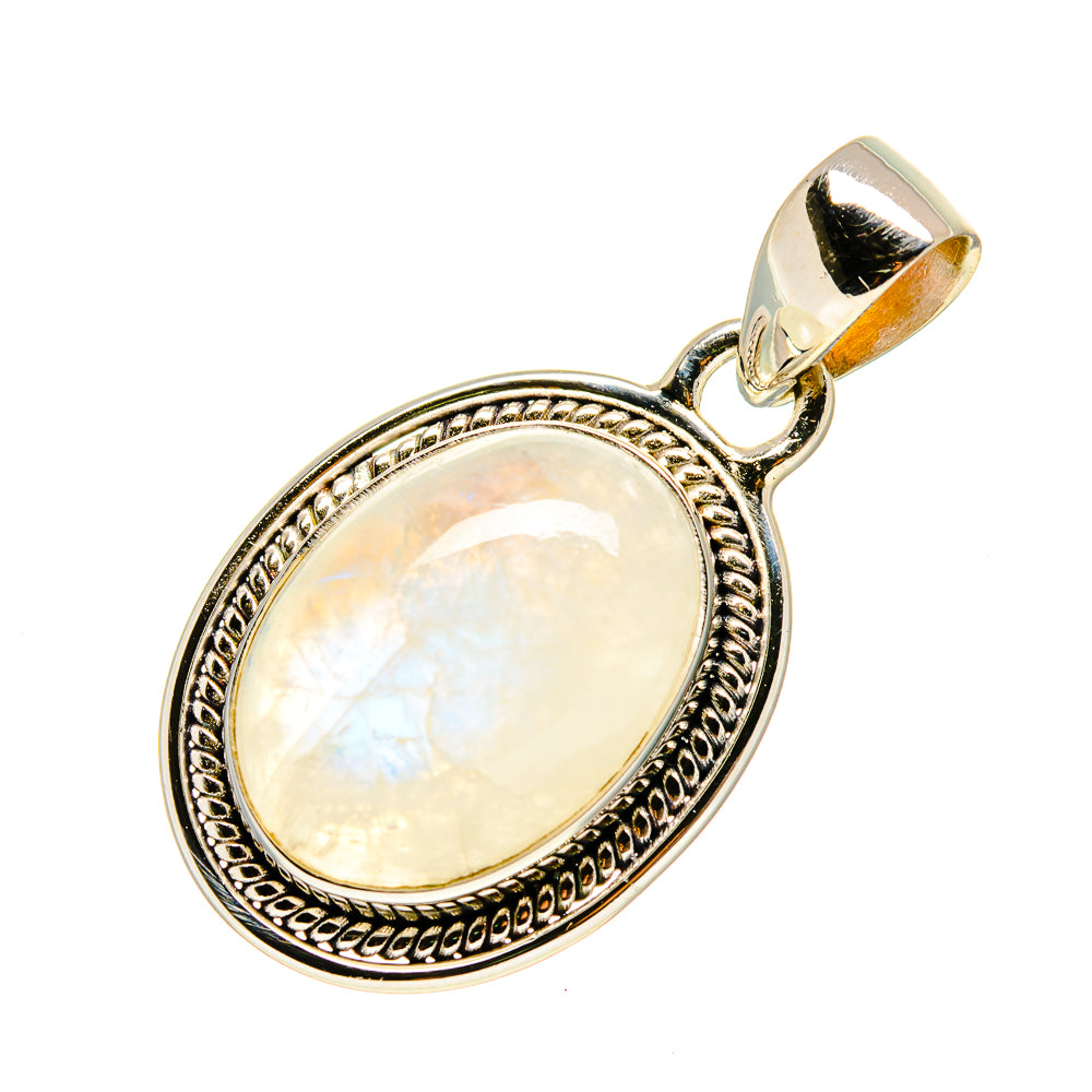 Rainbow Moonstone Pendants handcrafted by Ana Silver Co - PD752400