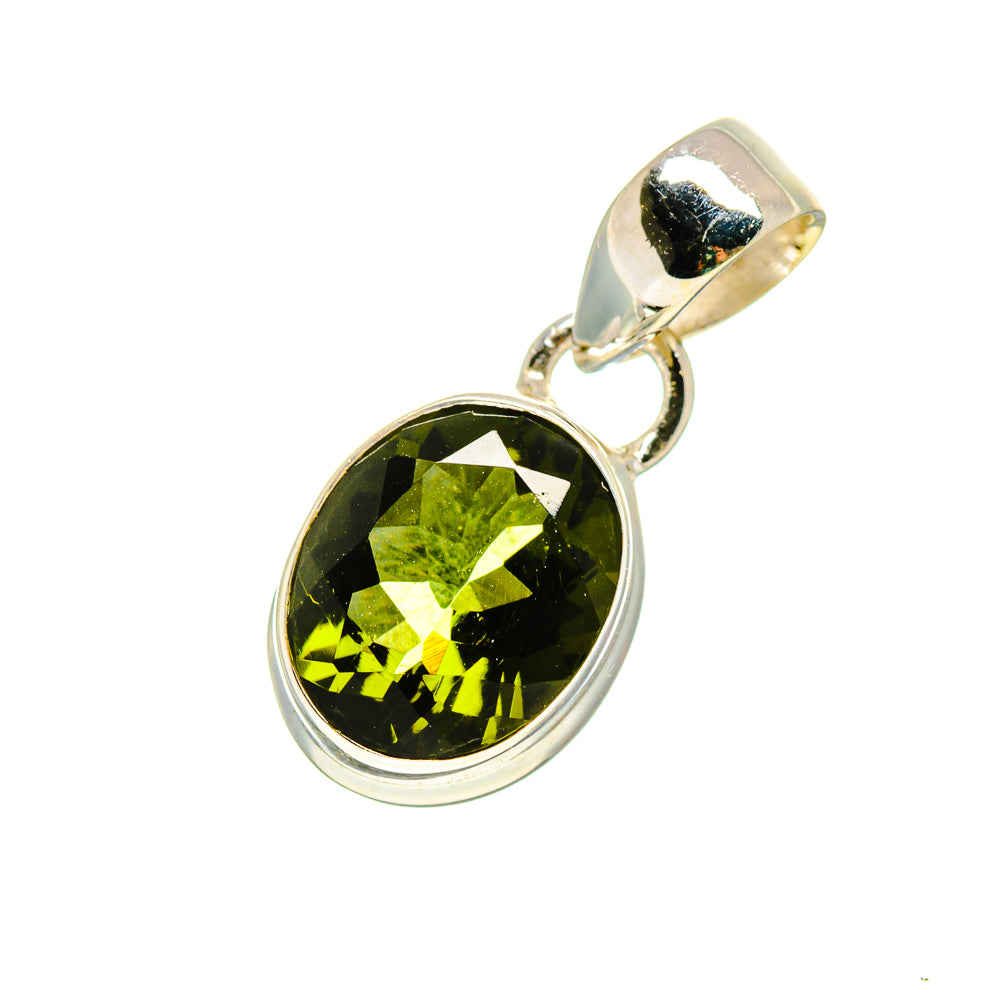 Czech Moldavite Pendants handcrafted by Ana Silver Co - PD752493