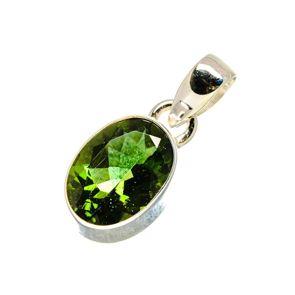 Czech Moldavite Pendants handcrafted by Ana Silver Co - PD752494