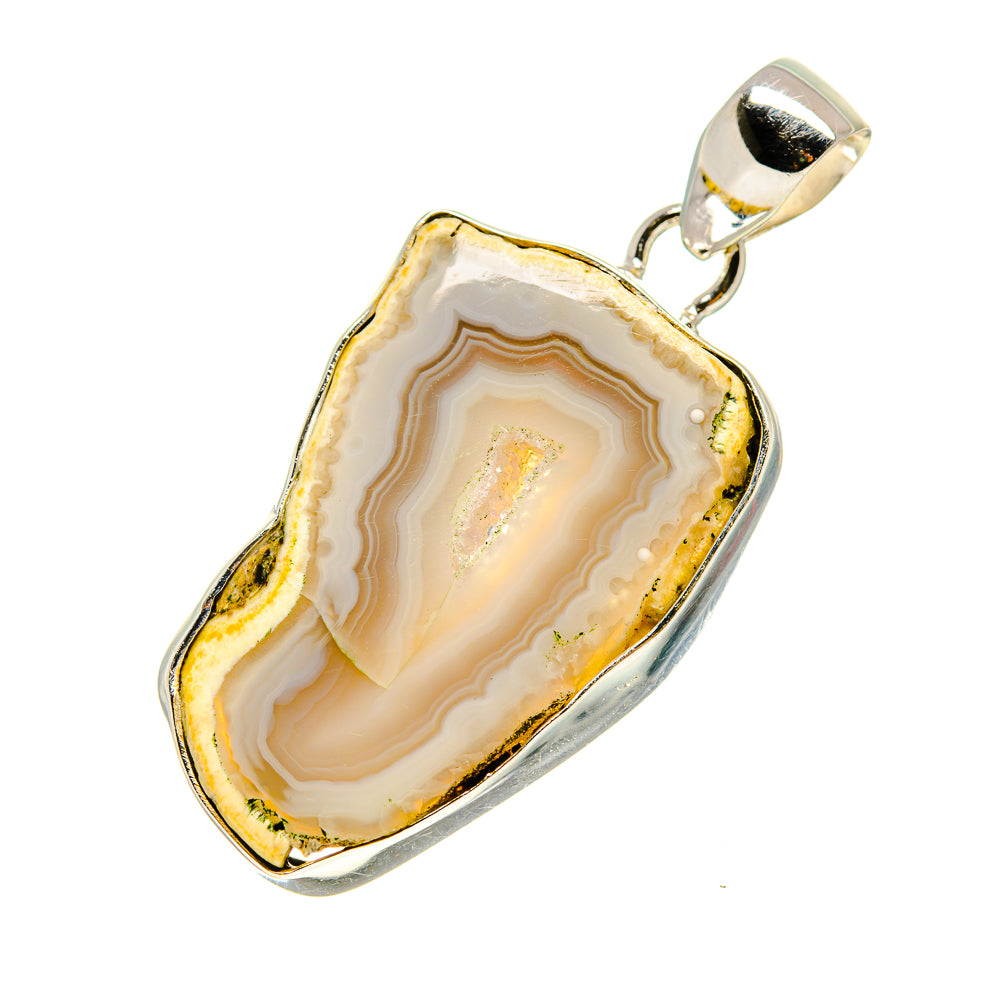Geode Slice Pendants handcrafted by Ana Silver Co - PD752566