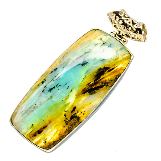 Peruvian Opal Pendants handcrafted by Ana Silver Co - PD752604