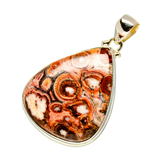 Crazy Lace Agate Pendants handcrafted by Ana Silver Co - PD752650