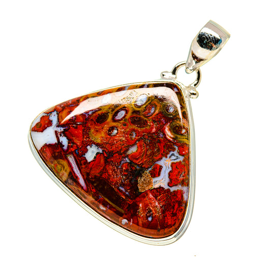 Crazy Lace Agate Pendants handcrafted by Ana Silver Co - PD752658
