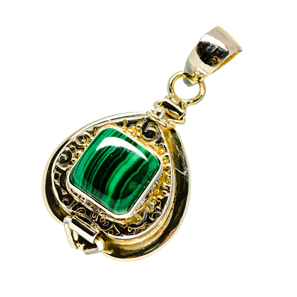 Malachite Pendants handcrafted by Ana Silver Co - PD752719