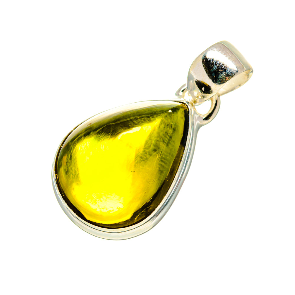 Olive Quartz Pendants handcrafted by Ana Silver Co - PD752741