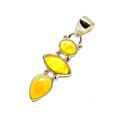 Ethiopian Opal Pendants handcrafted by Ana Silver Co - PD752774