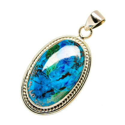 Chrysocolla Pendants handcrafted by Ana Silver Co - PD7528