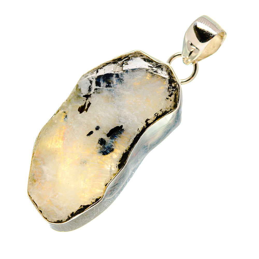 Rainbow Moonstone Pendants handcrafted by Ana Silver Co - PD752811