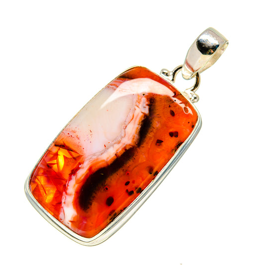 Red Agate Pendants handcrafted by Ana Silver Co - PD752876
