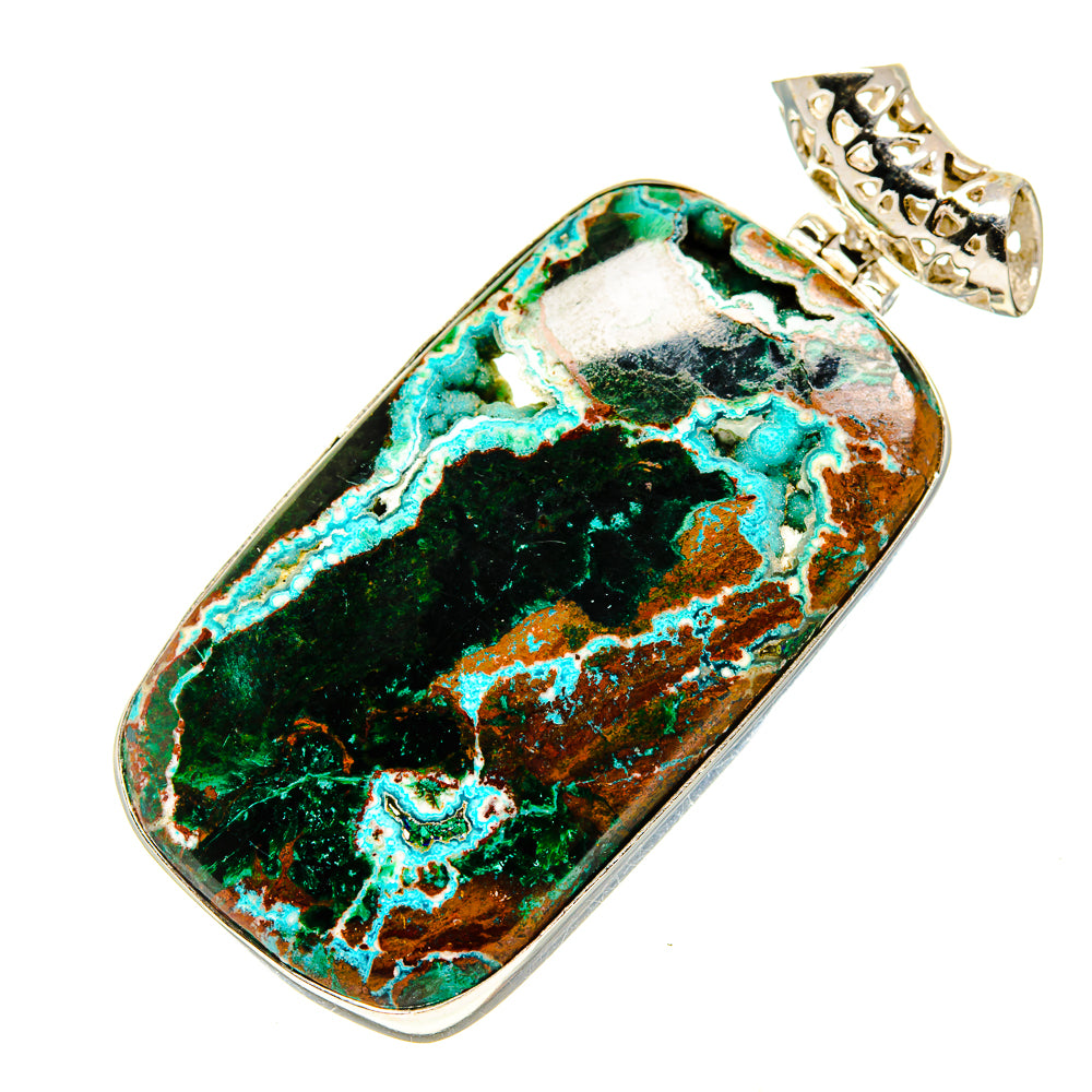 Chrysocolla Pendants handcrafted by Ana Silver Co - PD752976