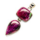Ruby Zoisite Pendants handcrafted by Ana Silver Co - PD752985