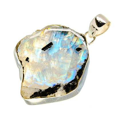 Rainbow Moonstone Pendants handcrafted by Ana Silver Co - PD752987