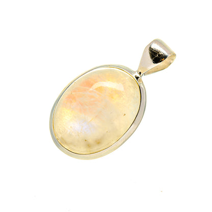 Rainbow Moonstone Pendants handcrafted by Ana Silver Co - PD753007