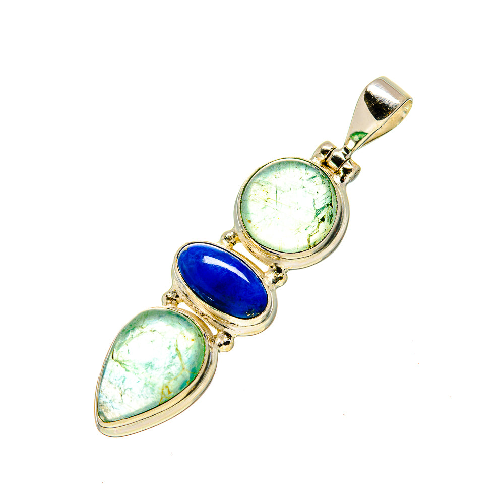Green Fluorite Pendants handcrafted by Ana Silver Co - PD753052