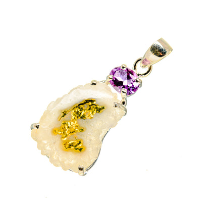 White Solar Quartz Pendants handcrafted by Ana Silver Co - PD753059