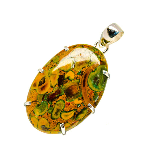 Rainforest Jasper Pendants handcrafted by Ana Silver Co - PD753065