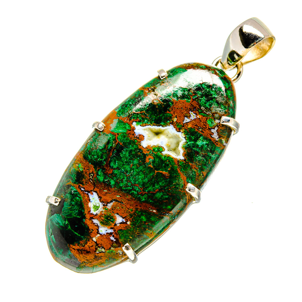 Chrysocolla Pendants handcrafted by Ana Silver Co - PD753109