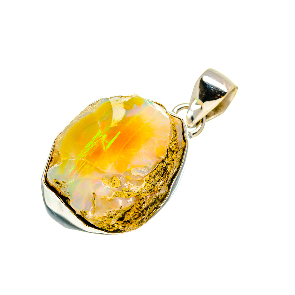Ethiopian Opal Pendants handcrafted by Ana Silver Co - PD753126