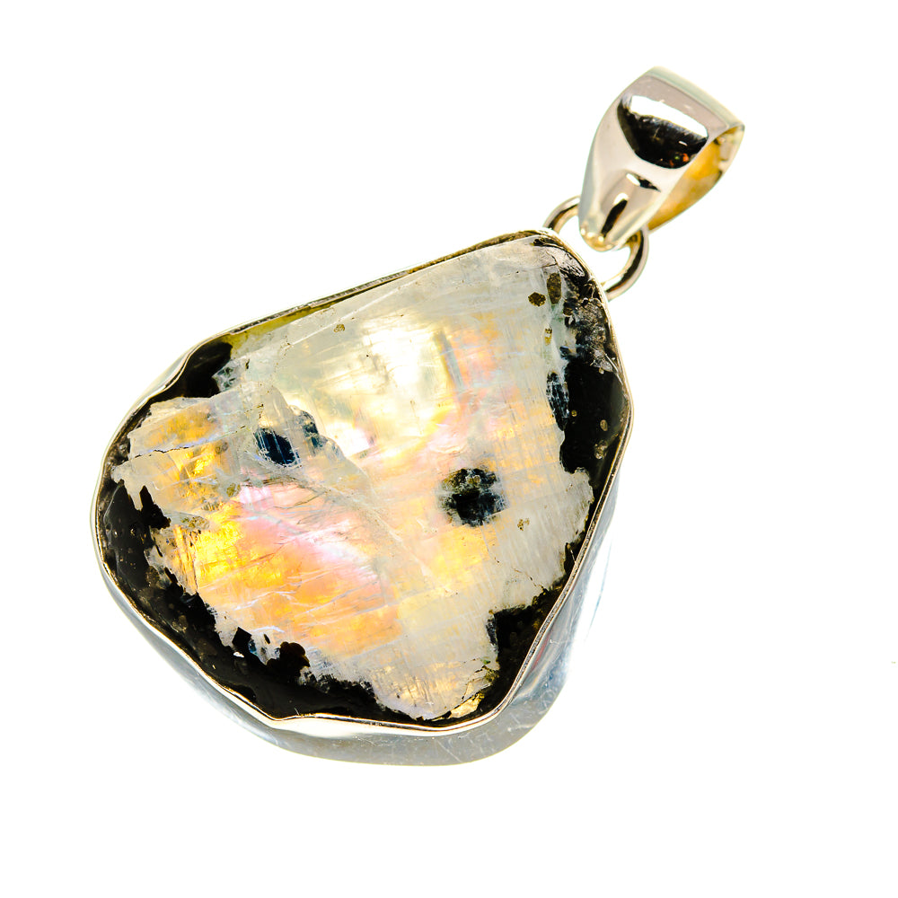 Rainbow Moonstone Pendants handcrafted by Ana Silver Co - PD753147