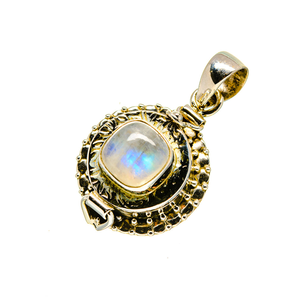 Rainbow Moonstone Pendants handcrafted by Ana Silver Co - PD753282