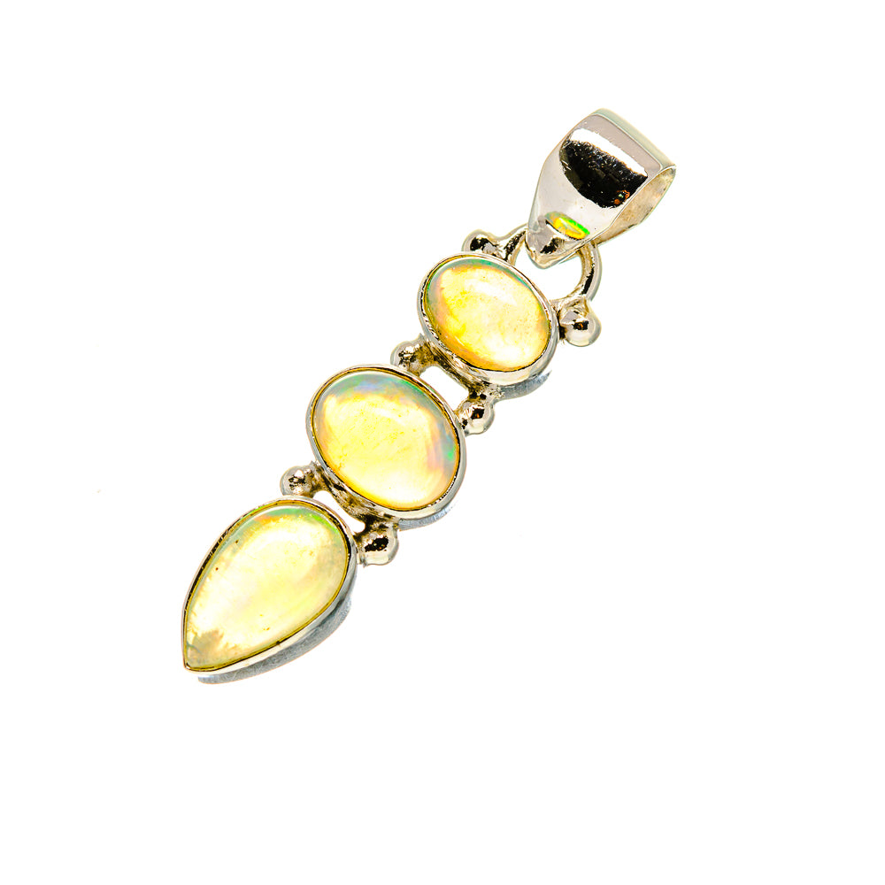 Ethiopian Opal Pendants handcrafted by Ana Silver Co - PD753298