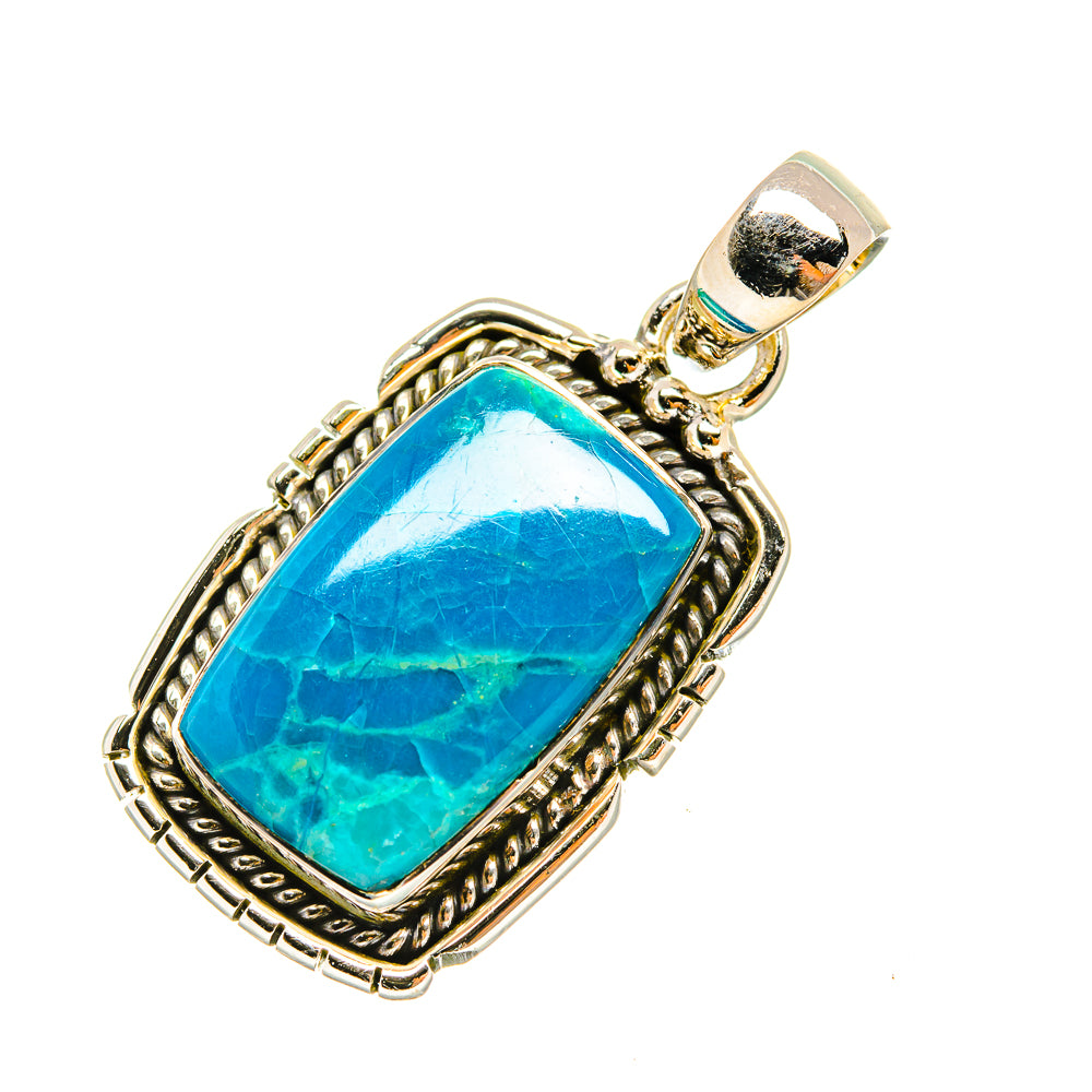Chrysocolla Pendants handcrafted by Ana Silver Co - PD7533