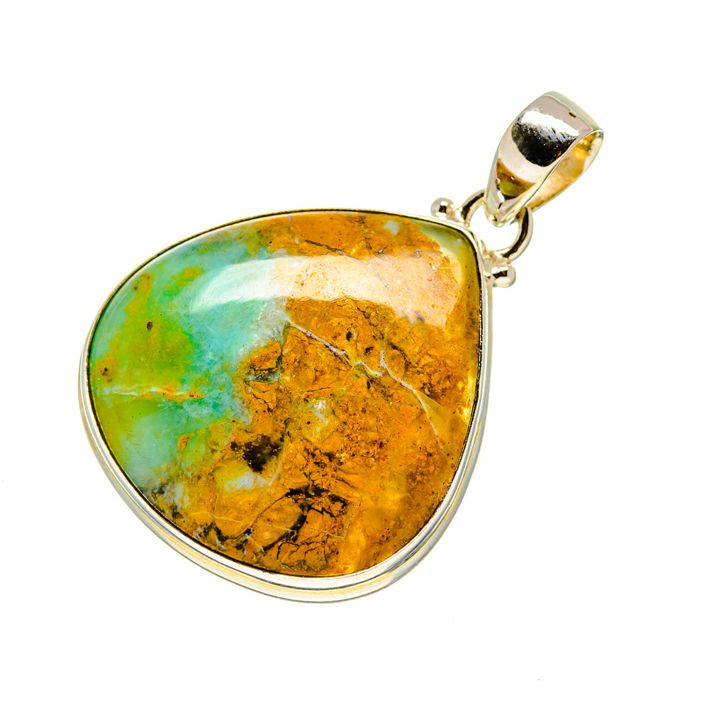 Peruvian Opal Pendants handcrafted by Ana Silver Co - PD753313