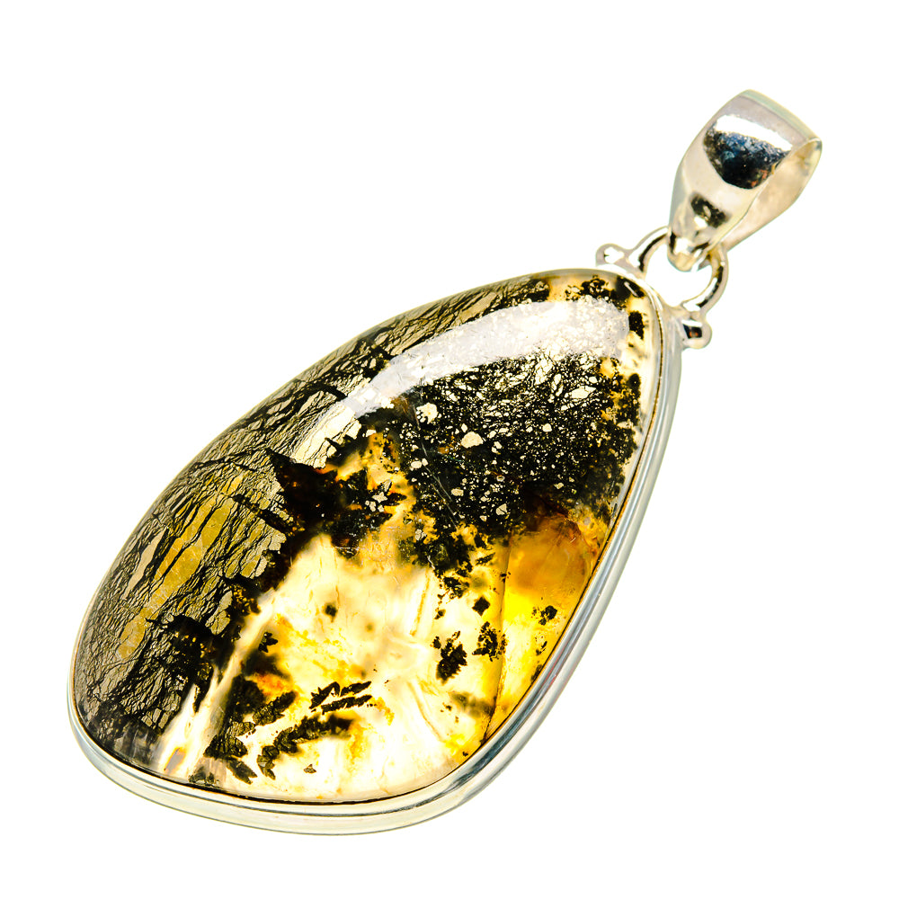 Pyrite Agate Pendants handcrafted by Ana Silver Co - PD753326