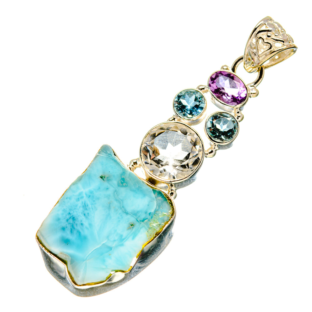 Larimar Pendants handcrafted by Ana Silver Co - PD753333