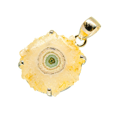 White Solar Quartz Pendants handcrafted by Ana Silver Co - PD753360