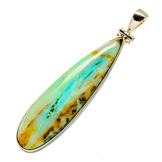 Peruvian Opal Pendants handcrafted by Ana Silver Co - PD753389