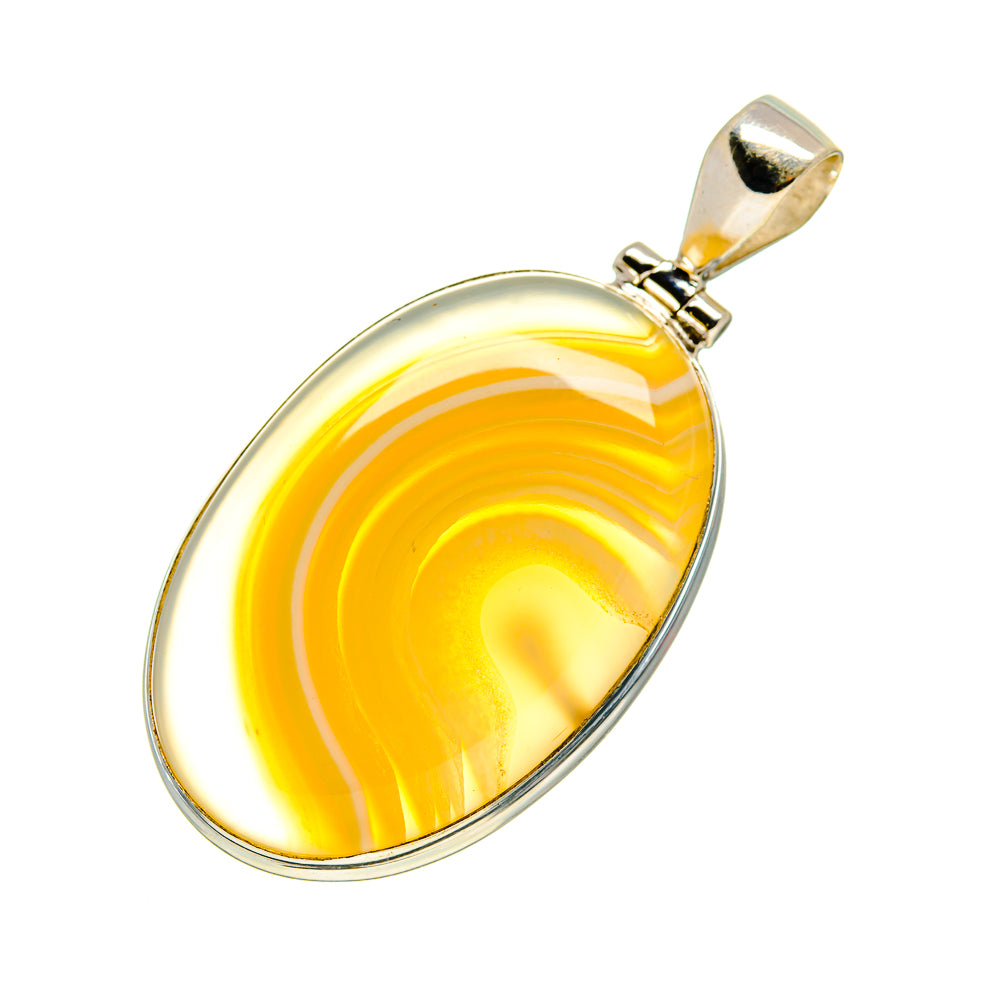 Botswana Agate Pendants handcrafted by Ana Silver Co - PD753420