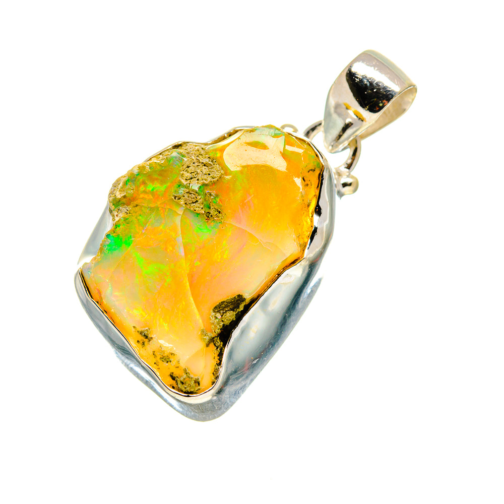 Ethiopian Opal Pendants handcrafted by Ana Silver Co - PD753443